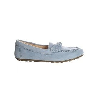 VIonic Montara Sky Blue Suede Loafers Size 6 flat